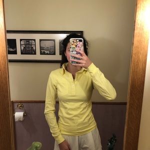 American Apparel yellow polo